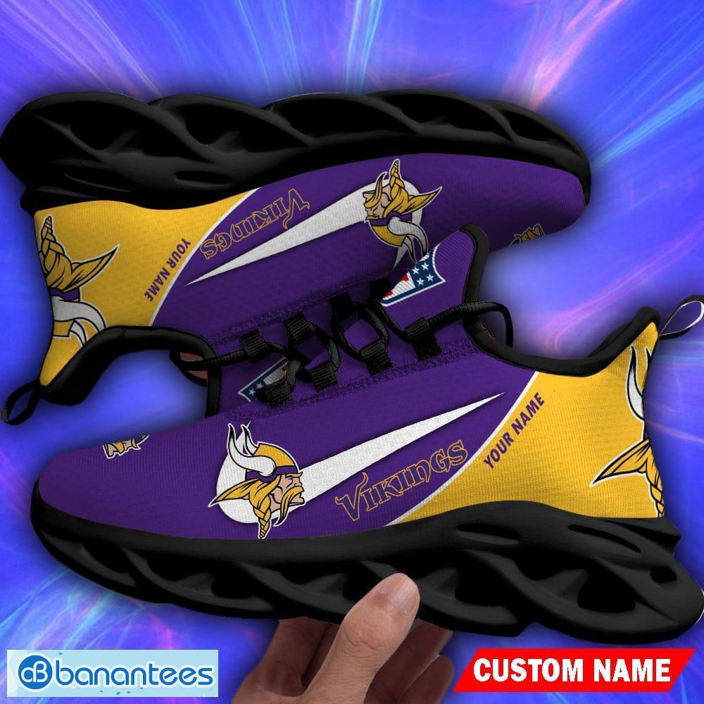 Men's Minnesota Vikings Big Logo High Top Shoes