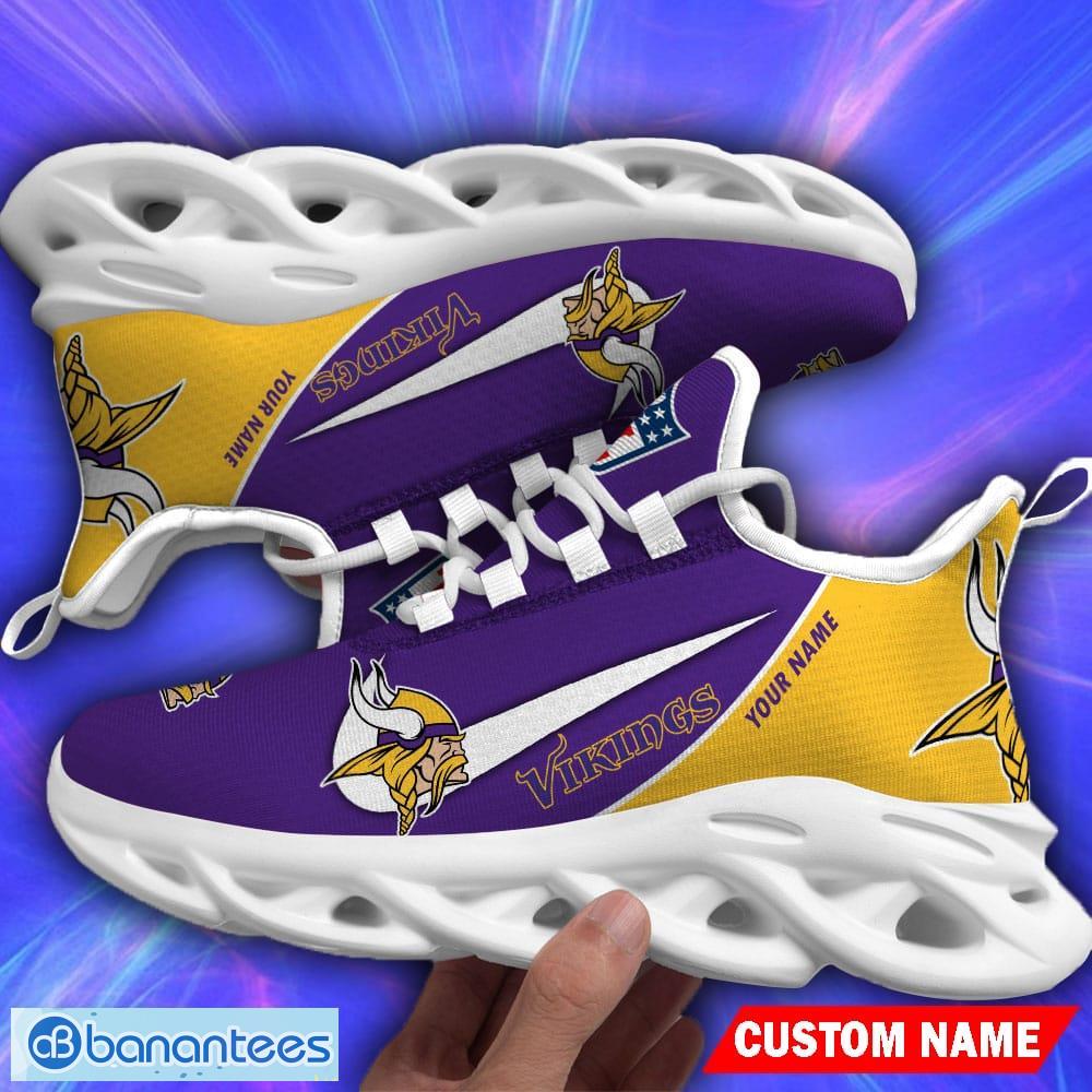 40% OFF Minnesota Vikings Sneakers Max Soul Shoes On Sale – 4 Fan Shop