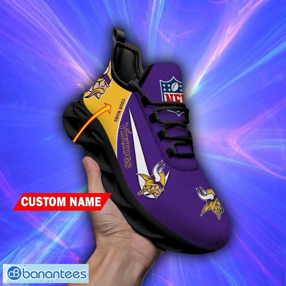 Minnesota Vikings NFL Unique Sneaker Max Soul Shoes - Freedomdesign