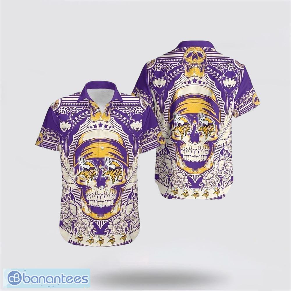 Minnesota Vikings 3D Hawaiian Shirt And Shorts For Men And Women Gift Fans  - Banantees