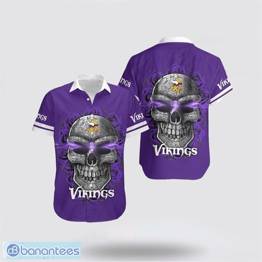 Minnesota Vikings 3D Hawaiian Shirt And Shorts For Men And Women Gift Fans  - Banantees