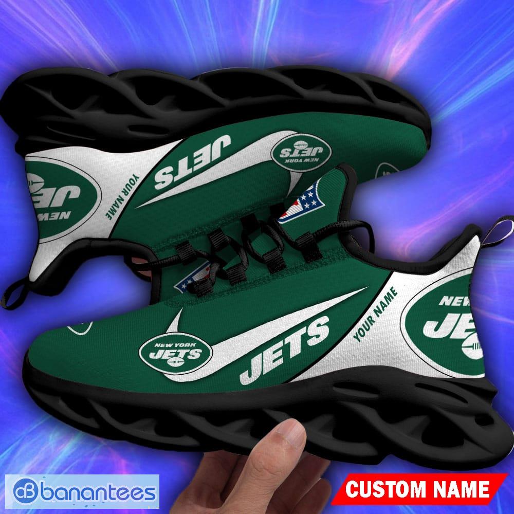 NFL Chunky Sneakers New York Jets Logo Mix Color Max Soul Shoes