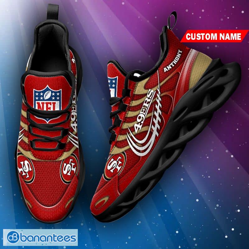 San Francisco 49ers Custom Name Max Soul Sneaker Running Shoes