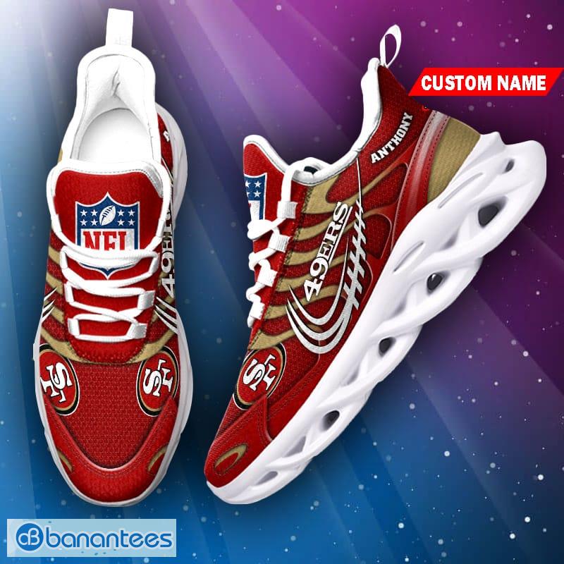 San Francisco 49ers Design Max Soul Shoes For Men And Women - Banantees