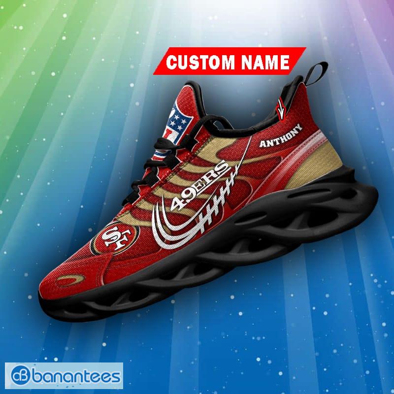 San Francisco 49ers Design Max Soul Shoes For Men And Women - Banantees