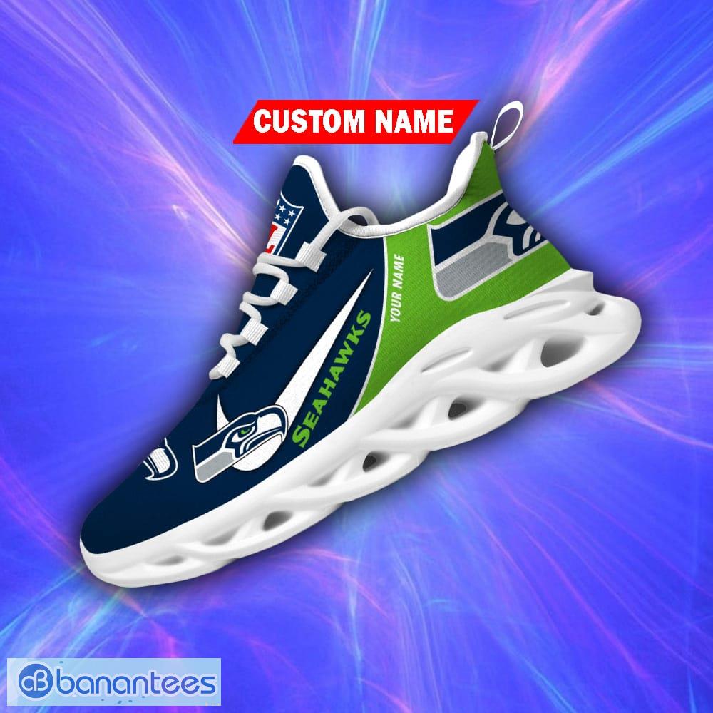 Seattle Seahawks NFL Cool Max Soul Shoes Custom Name Sneakers For Men And  Women