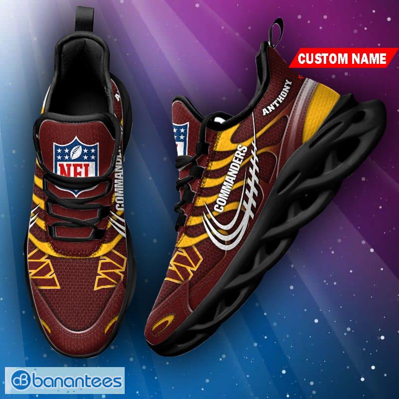 Washington Commanders NFL Max Soul Sneakers Sport Shoes - Banantees