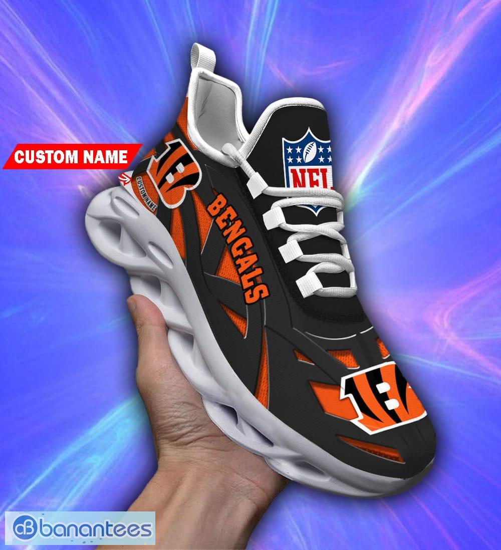 Cincinnati Bengals Nfl White And Black Max Soul Sneakers Sport