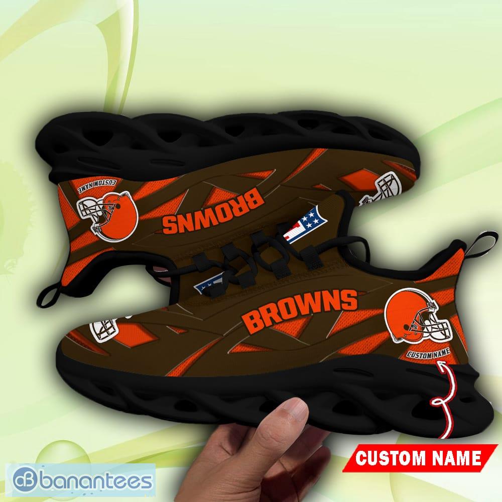 Cleveland Browns NFL Cool Max Soul Shoes Sport Sneakers - Banantees