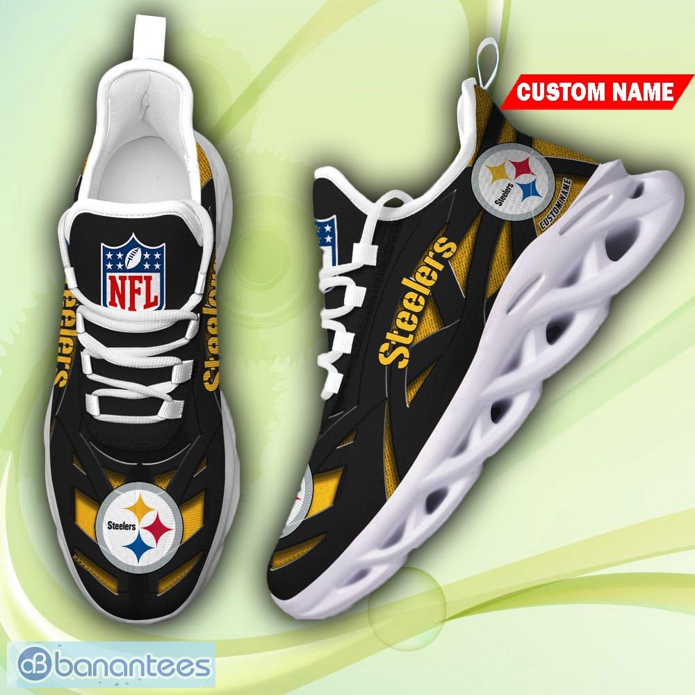 Pittsburgh Steelers Custom Name Sport Max Soul Sneaker Running