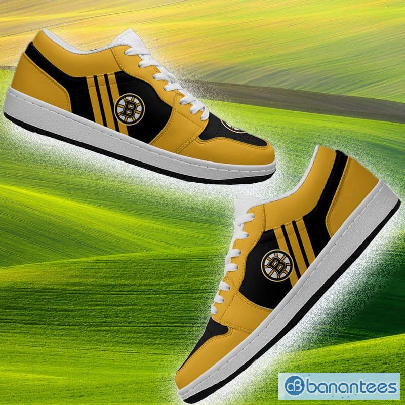 NHL Boston Bruins Low Top Shoes Style 2 Sports Sneakers Men And Women For Fans Gift - NHL Boston Bruins Low Top Shoes_1