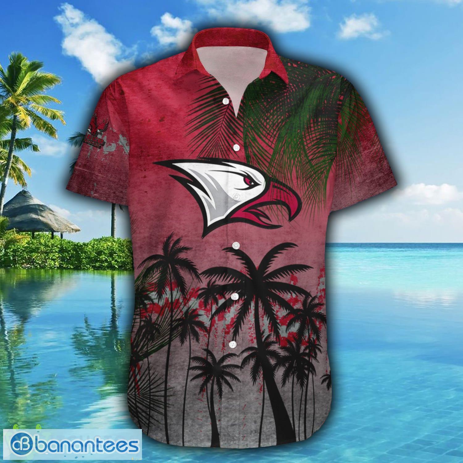 Florida Gulf Coast Eagles 3D Hawaiian Shirt Flame Ball NCAA Summer Beach  For Fans Gift - Freedomdesign