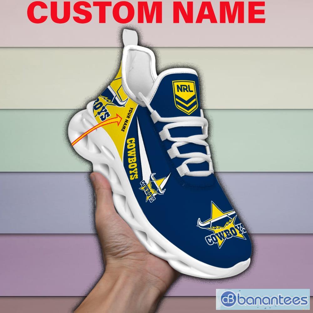 Dallas Cowboys NFL Max Soul Shoes Custom Name Sneakers - Banantees