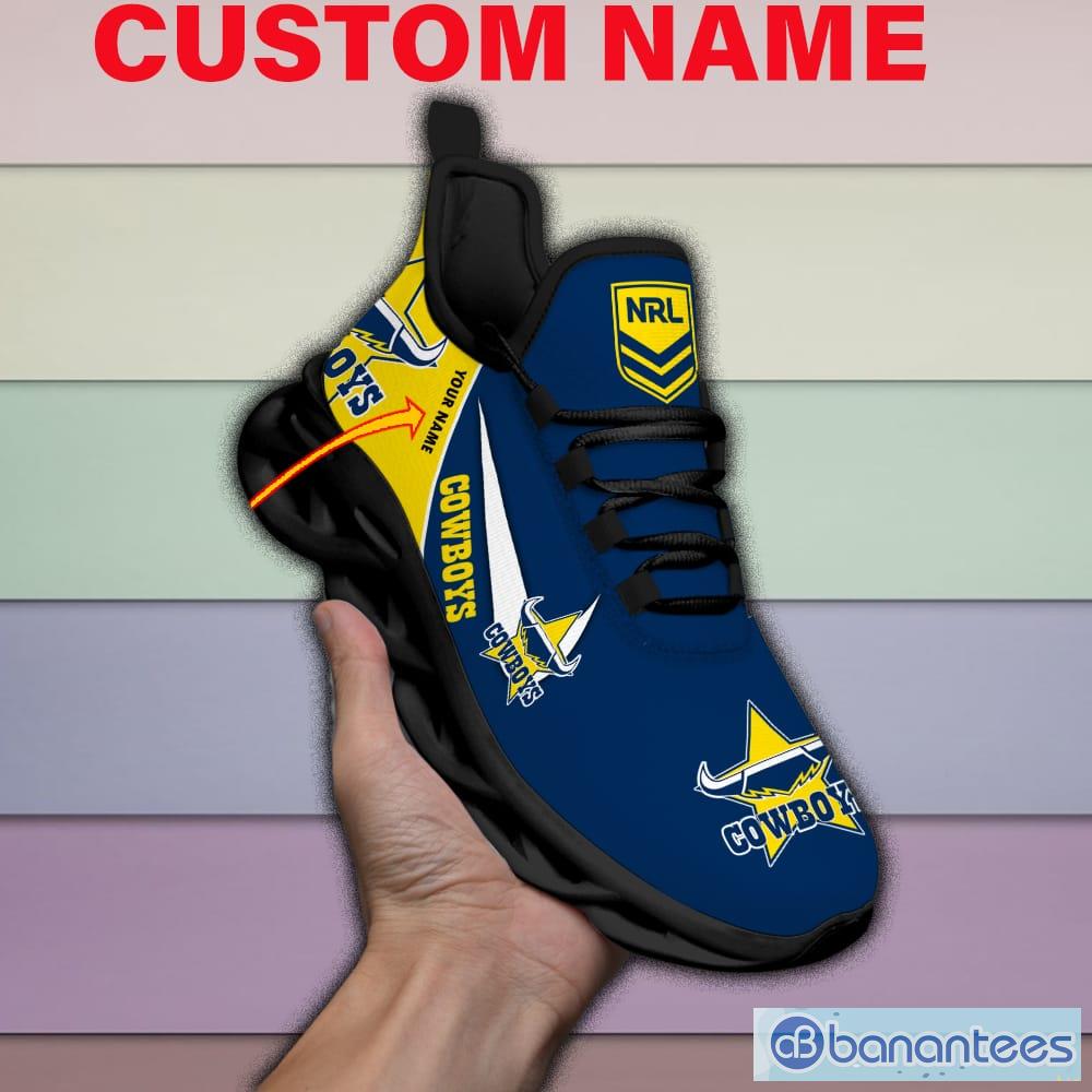 NRL North Queensland Cowboys Max Soul Shoes Men And Women Sports Sneakers  For Fans - YesItCustom