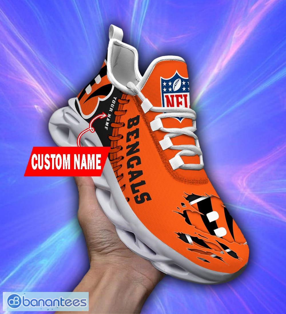 Cincinnati Bengals Custom Name Luxury NFL Max Soul Shoes Design 2 Chunky  Sneakers For Men And Women - Banantees