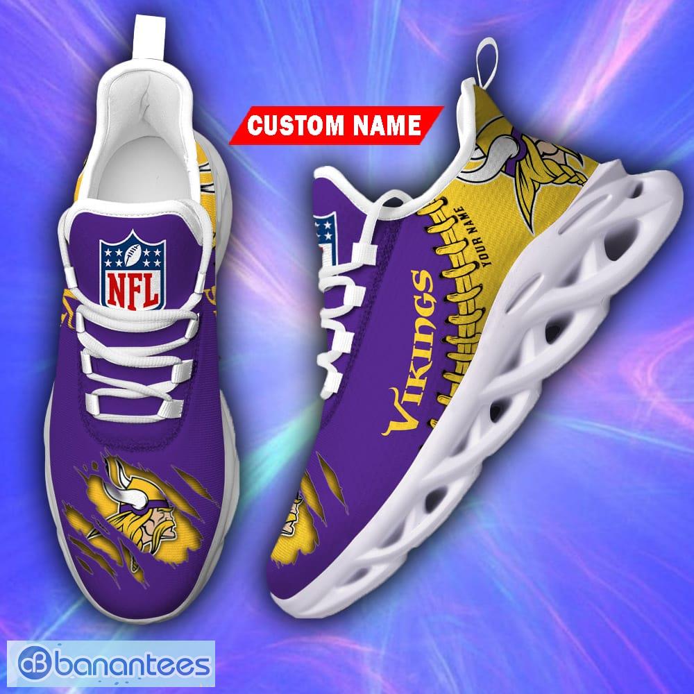 Minnesota Vikings Design Max Soul Shoes For Men And Women - Banantees