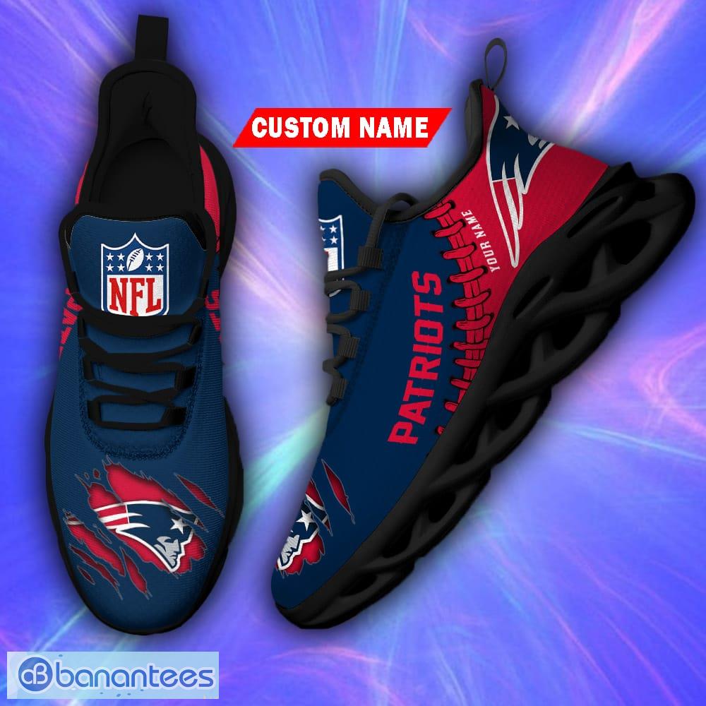 New England Patriots Nfl Max Soul Sneakers Sport Shoes For Fans