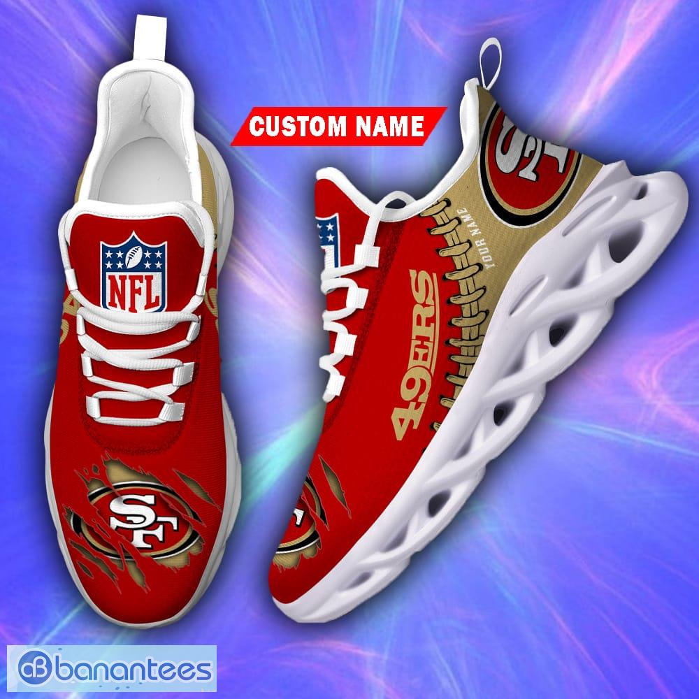 San Francisco 49ers Design Max Soul Shoes For Men And Women - Banantees