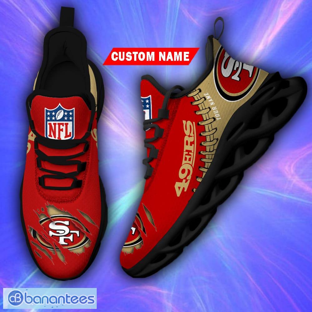 San Francisco 49ers Design Max Soul Shoes For Men And Women - Banantees