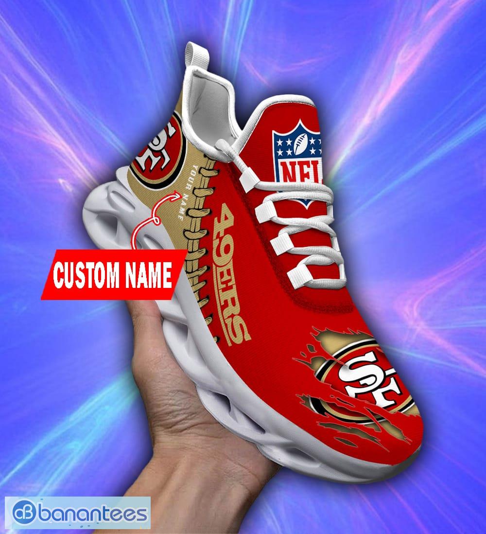 Nfl San Francisco 49ers Custom Name Max Soul Shoes Chunky Sneakers