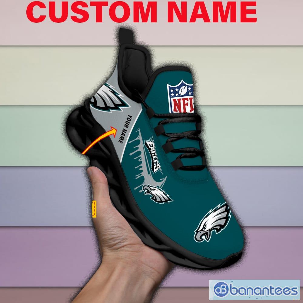 Personalized Philadelphia Eagles Adidas Max Soul Shoes - LIMITED