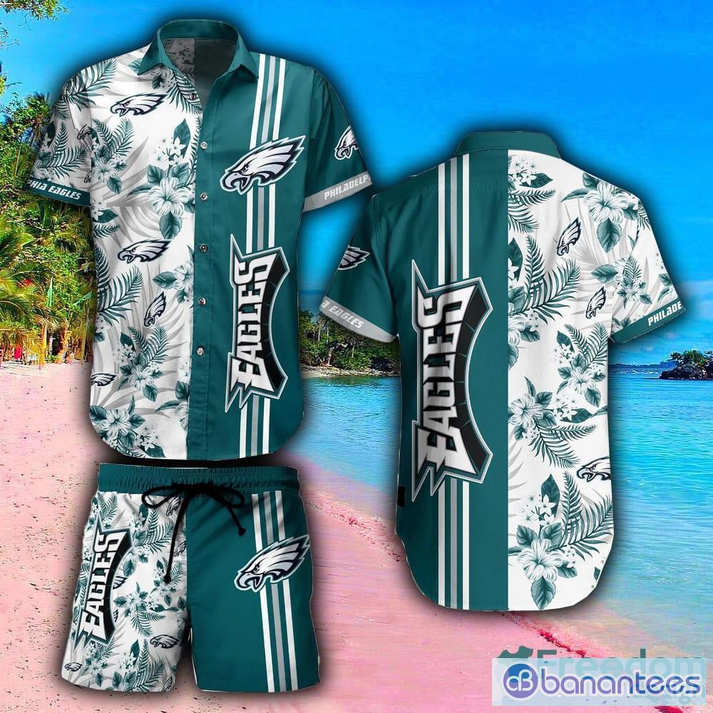 Philadelphia Eagles NFL Style 7 Summer 3D Hawaiian Shirt And Shorts For Men  And Women Gift Fans - Banantees
