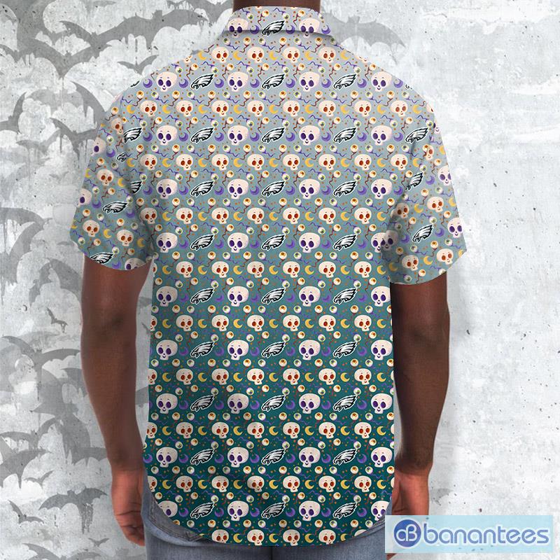 NFL 3D Hawaiian Shirt Men Philadelphia Eagles Shirt Flower Print For Men  And Women - Banantees