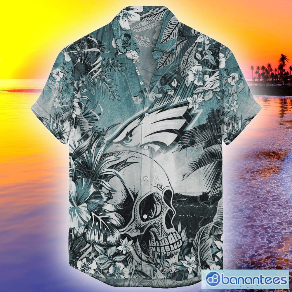 Philadelphia Eagles Hawaiian Shirt Logo Coconut Tree Philadelphia