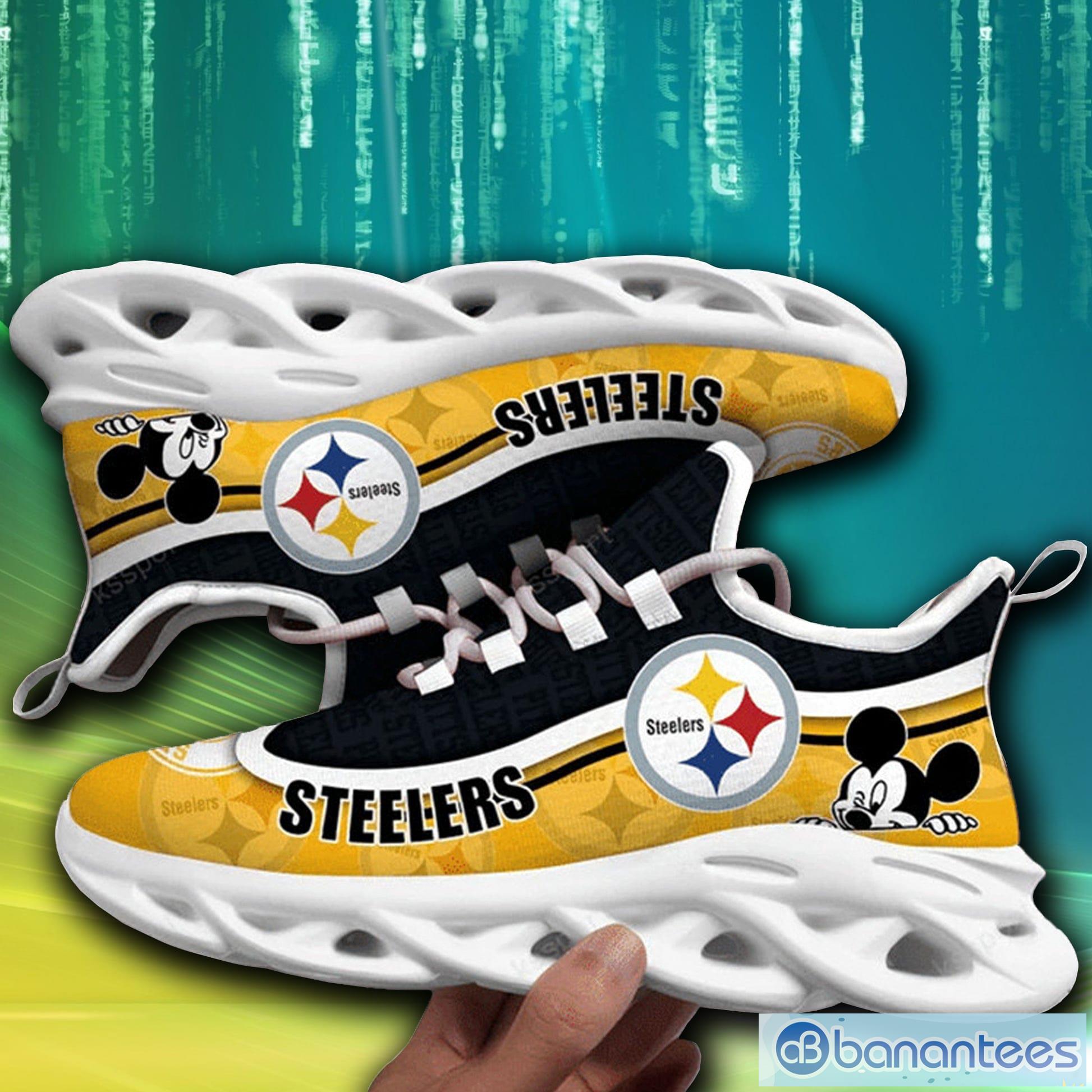 Pittsburgh Steelers NFL Running Sport Sneakers Max Soul Shoes For Men And  Women - Banantees