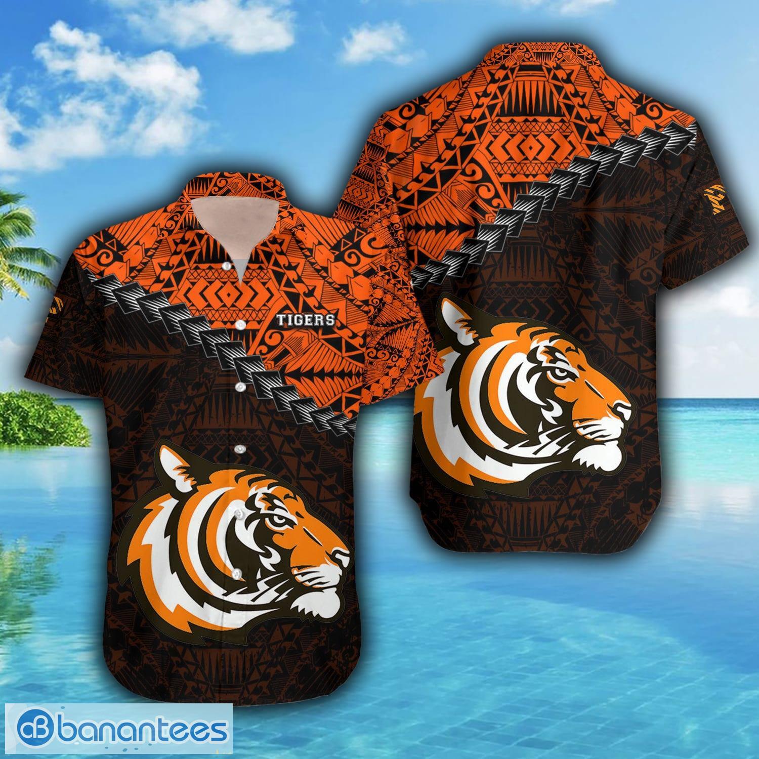 Detroit Tigers Hawaiian Shirt Coconut Tree Detroit Tigers Gift