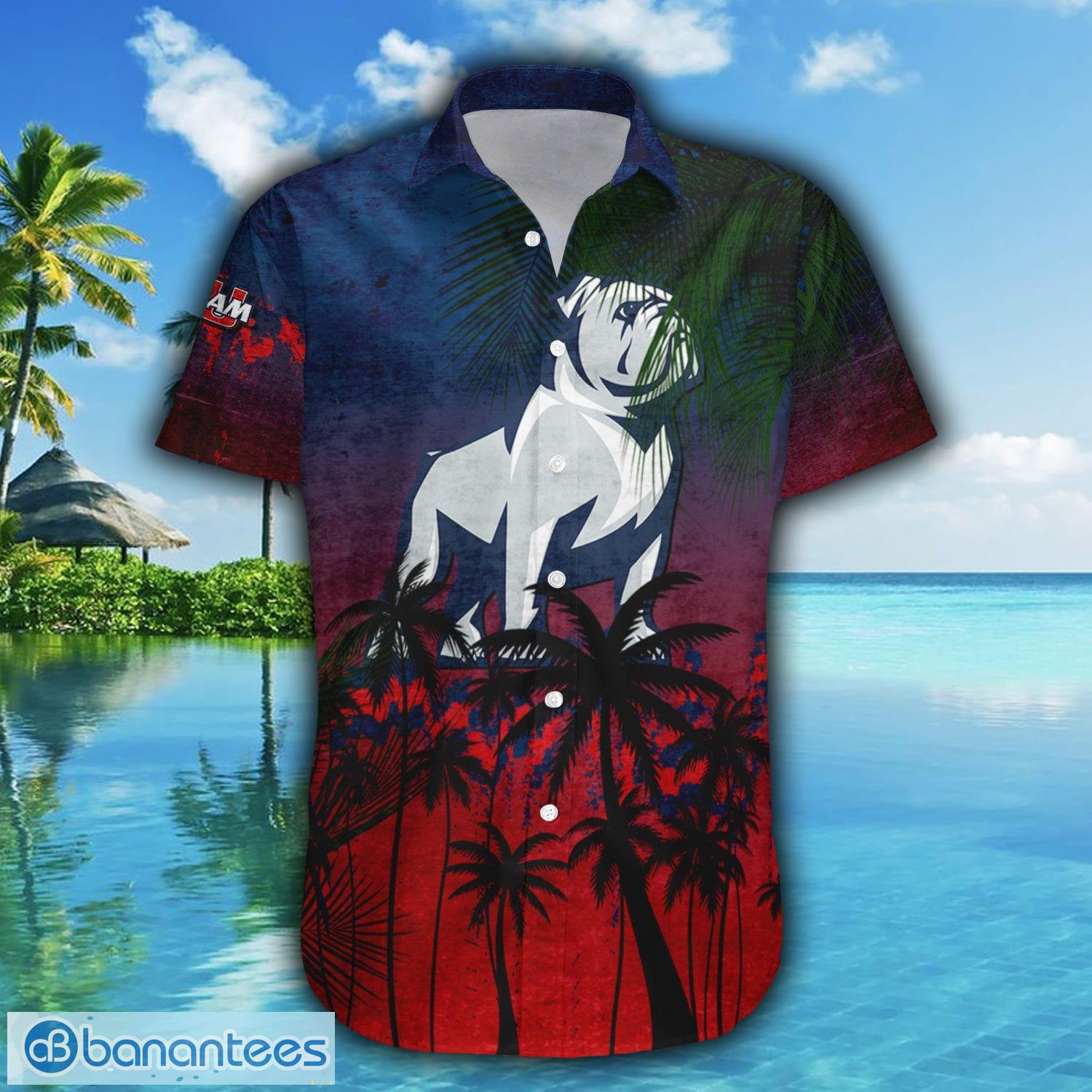 Texas Rangers Hawaiian Shirt Red Coconut Tree Logo Texas Rangers