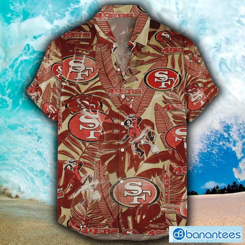 San Francisco 49ers Custom Name NFL Hawaiian Shirt And Shorts Gift For Men  And Women Fans - Banantees