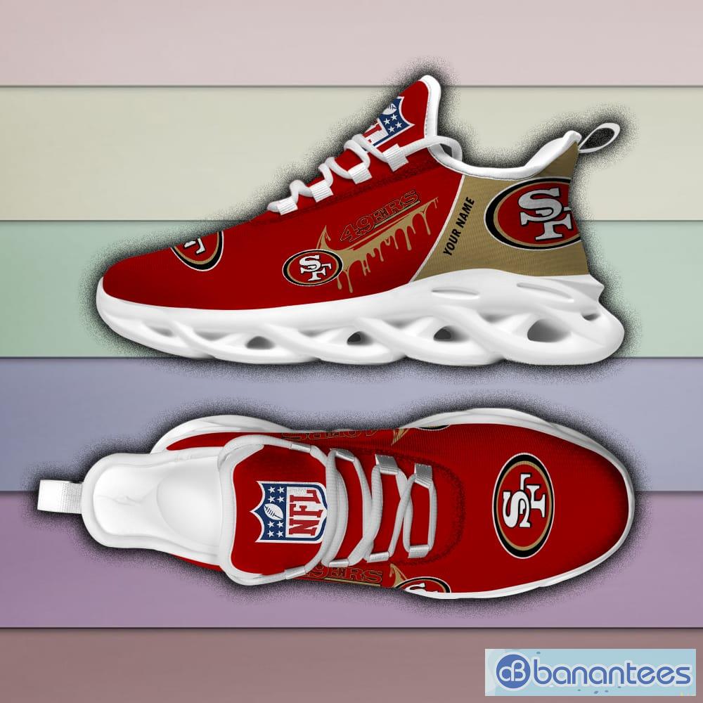 San Francisco 49ers Design Max Soul Shoes For Men And Women - Banantees