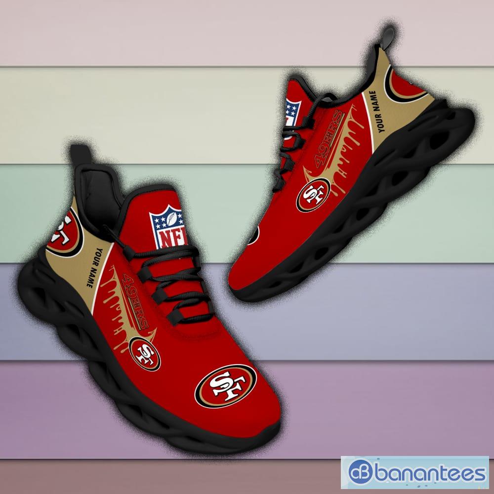 San Francisco 49ers Design Max Soul Shoes For Men And Women - Banantees