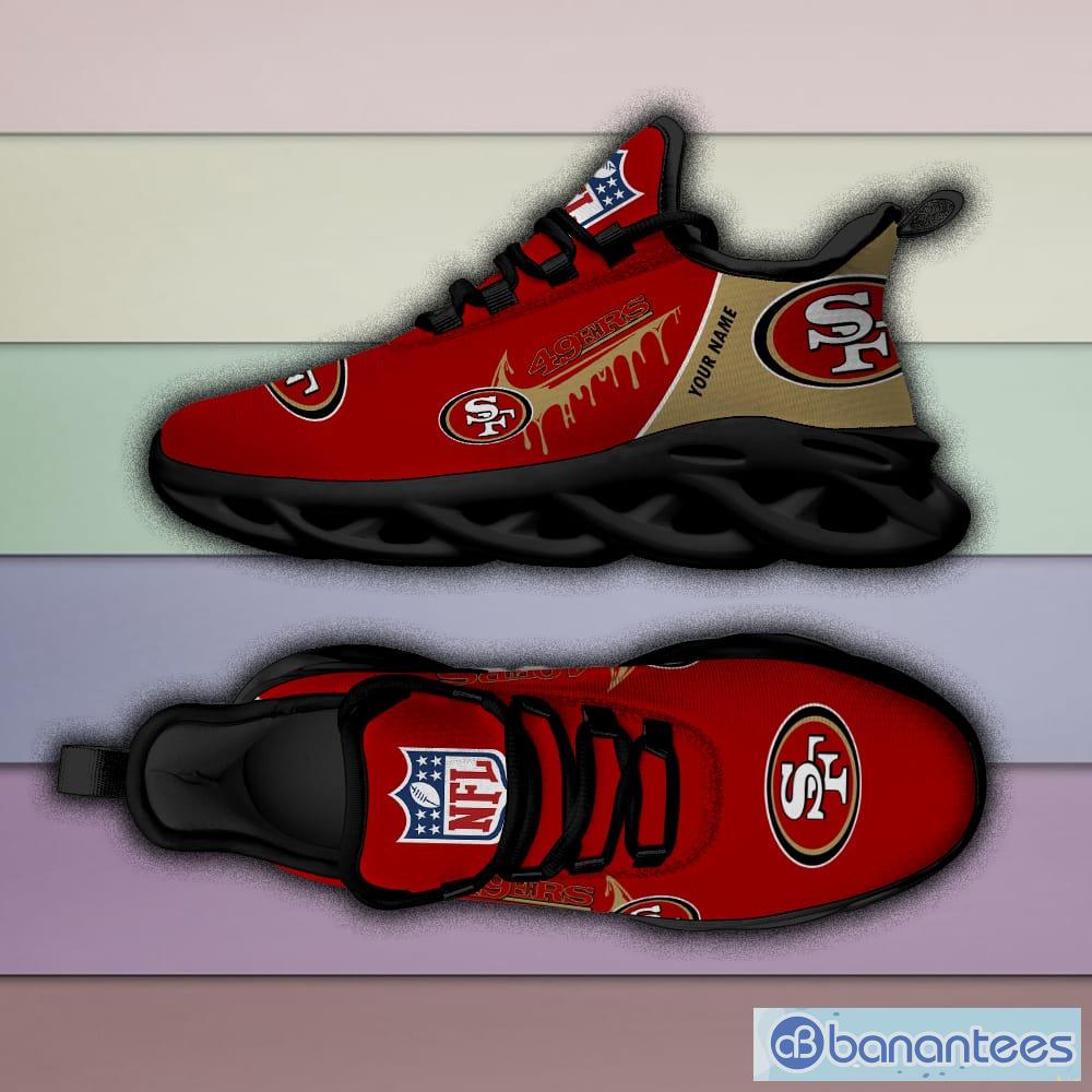 San Francisco 49ers Black Mix Red Max Soul Shoes