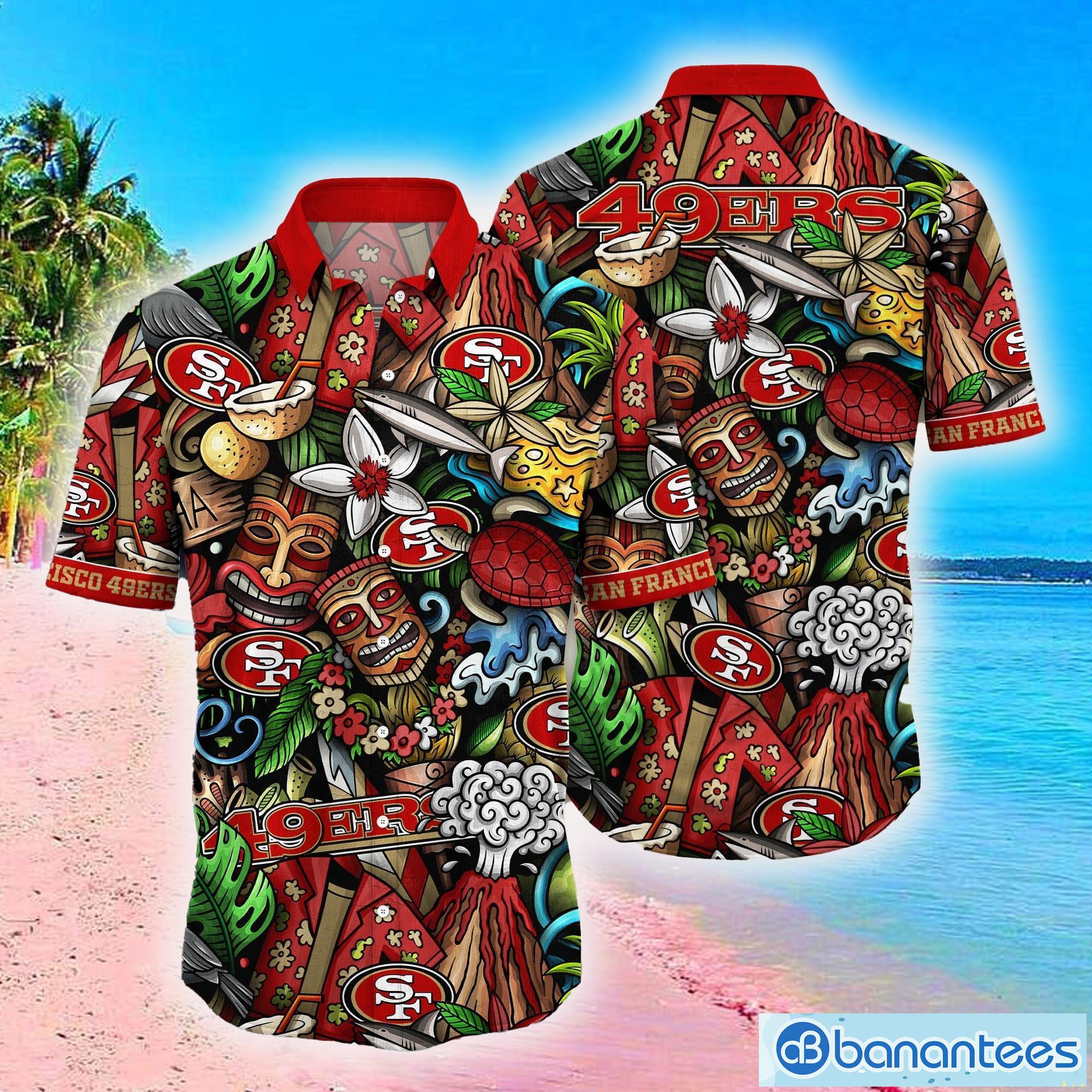 San Francisco 49ers NFL Style 3 Summer 3D Hawaiian Shirt And Shorts For Men  And Women Gift Fans - Banantees