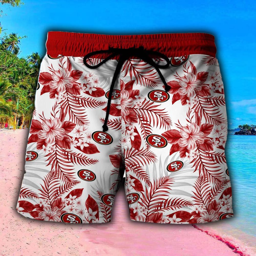 Nfl San Francisco 49ers Summer Hawaiian Shirt And Shorts - Banantees