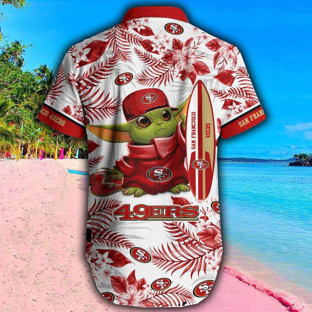 Vintage Nfl San Francisco 49ers Hawaiian Shirt Summer Beach Gift