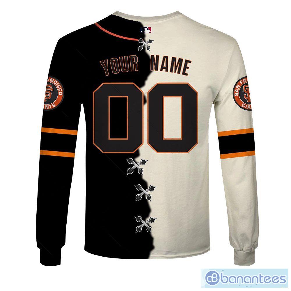 Personalized San Francisco Giants Orange and Black Custom Name & Number  shirt, hoodie, sweater, long sleeve and tank top