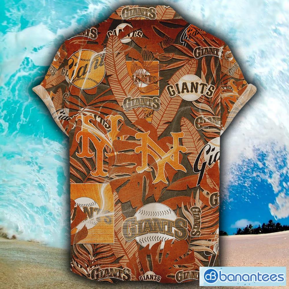 San Francisco Giants Hawaiian Retro Logo MLB Summer Beach Men And Women  Gift For Fans - Banantees