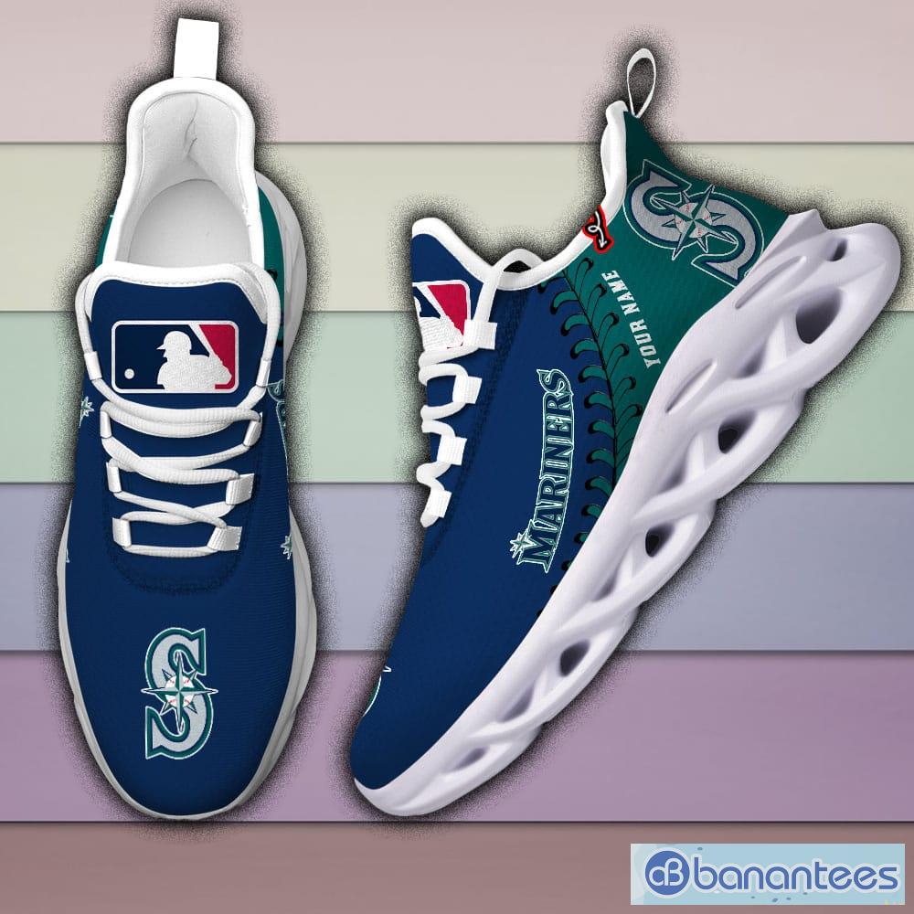 Mlb Seattle Mariners Air Jordan 4 Sneakers Shoes For Men And Women