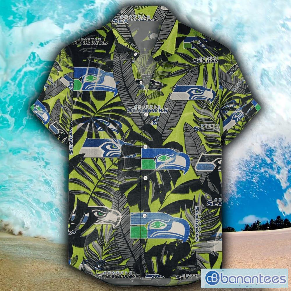 Seattle seahawks Custom Name NFL Hawaiian Shirt And Shorts Gift For Men And  Women Fans - Banantees