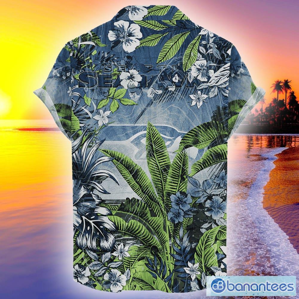 Seattle Seahawks Mens Floral Shirt