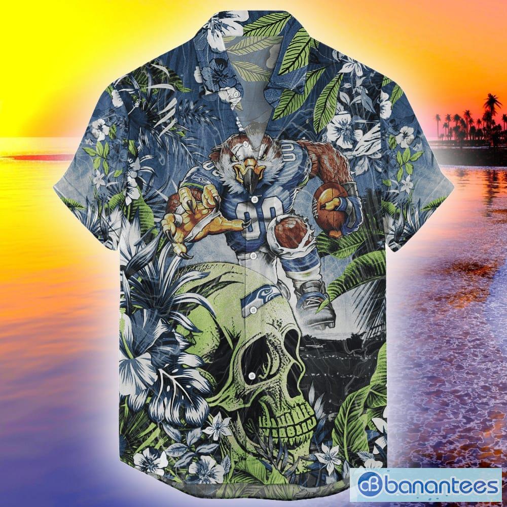 Seattle seahawks Skull NFL Hawaii Shirt For Men And Women Gift Hawaiian  Shirt Fans - Banantees