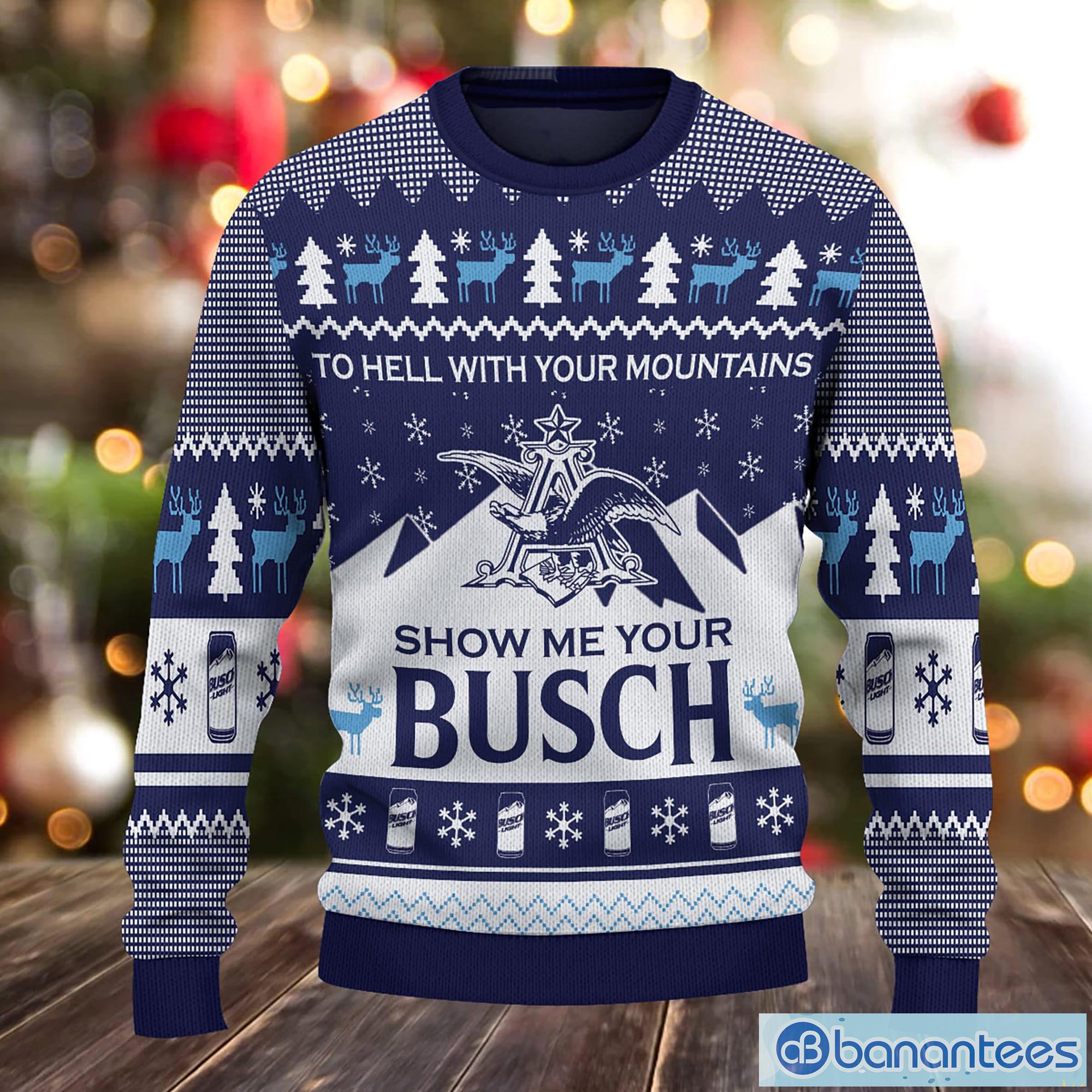 Busch ugly 2025 christmas sweater