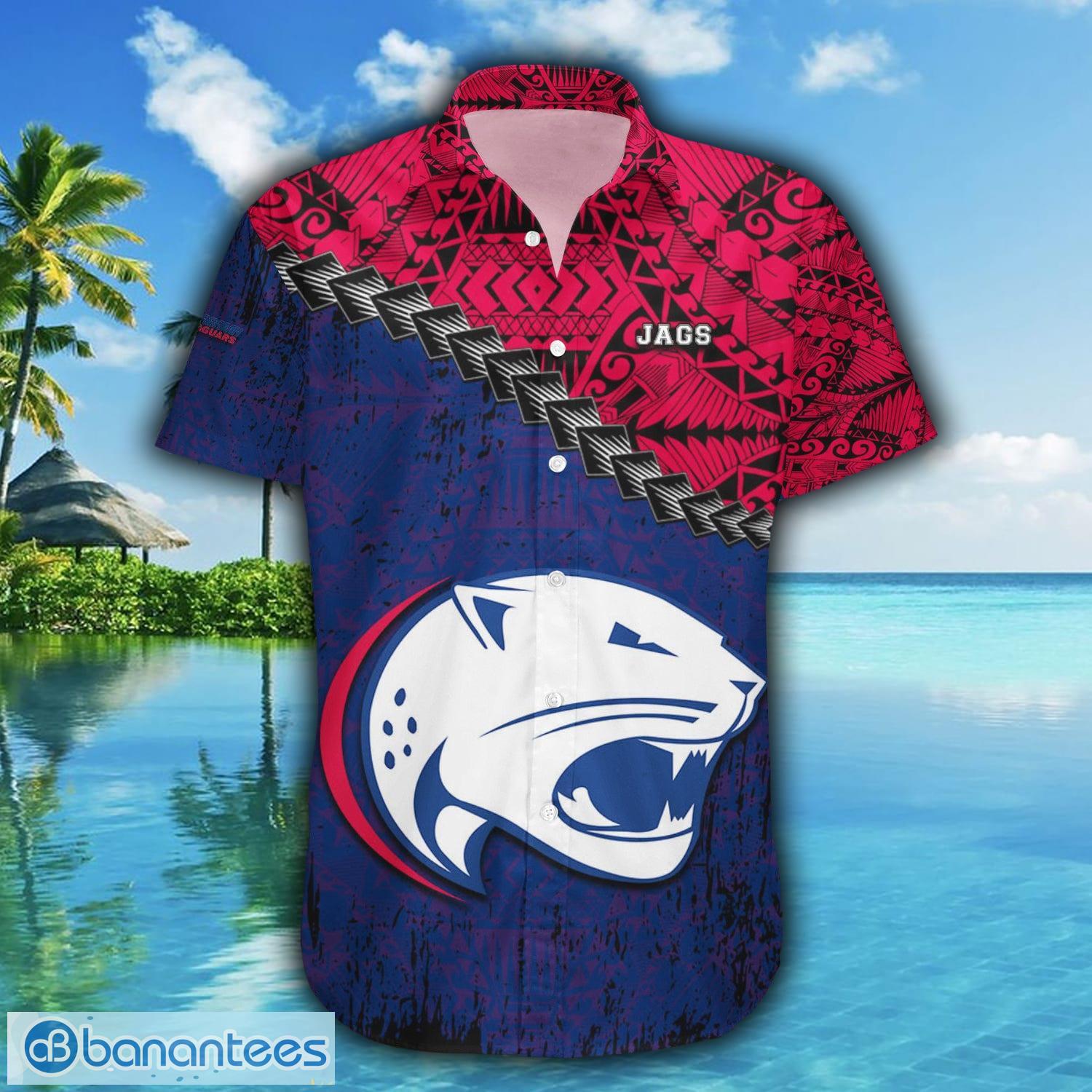 South Alabama Jaguars Hawaii Shirt Tropical Pattern Coconut Tree, Custom  prints store