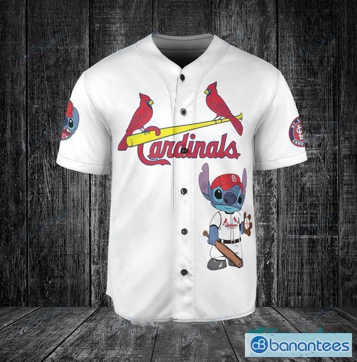 St. Louis Cardinals Custom Name For Fans MLB Stitch White Baseball Jersey  Shirt