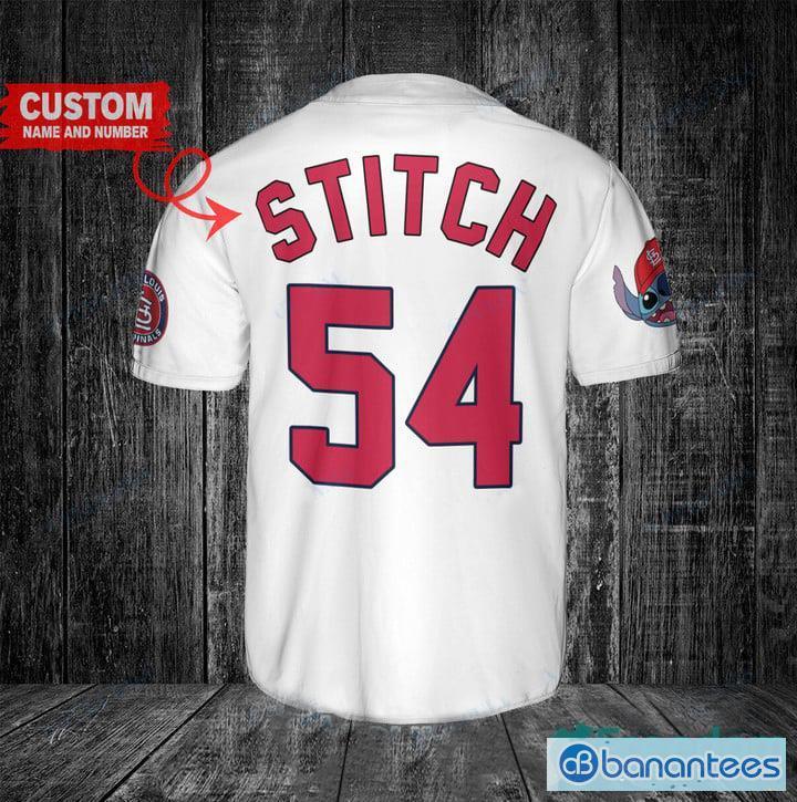 St. Louis Cardinals Custom Name For Fans MLB Stitch White Baseball Jersey  Shirt