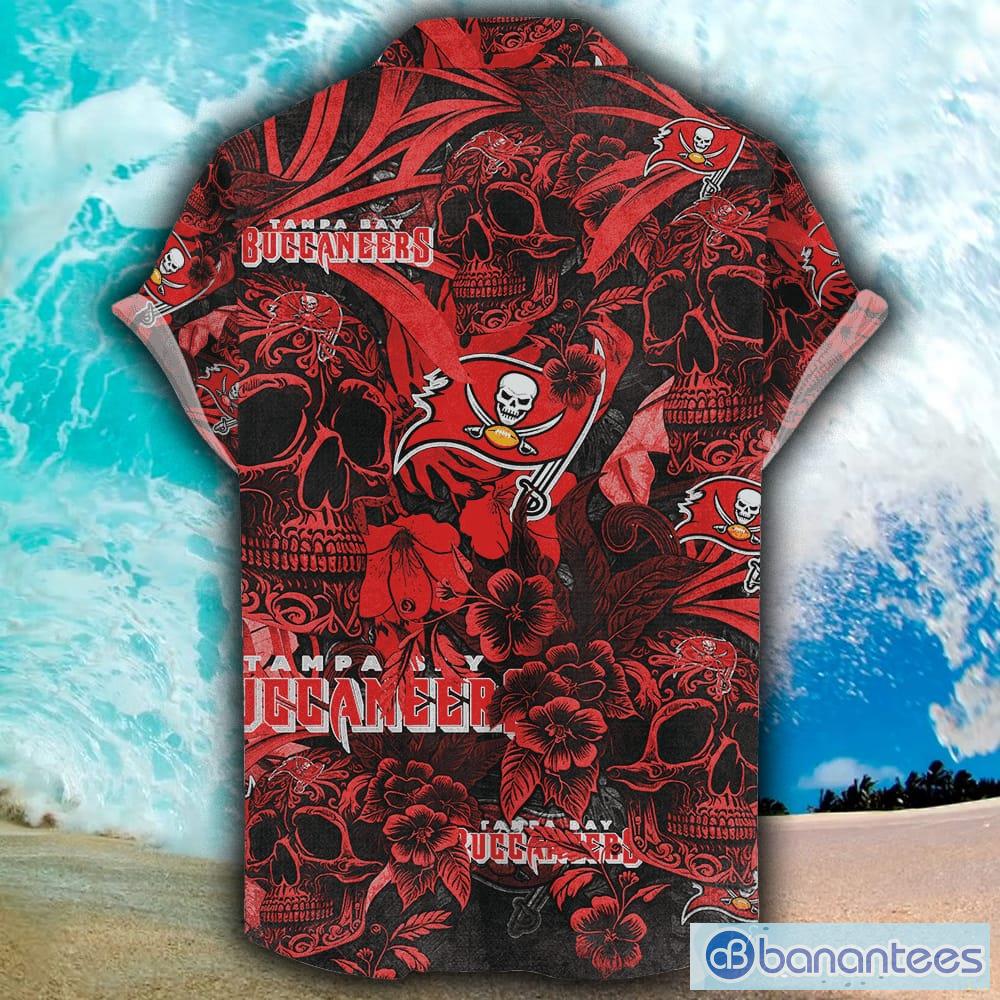 Tampa Bay Buccaneers The Sun And Beach Over Print Hawaiian Shirt And Beach  Short