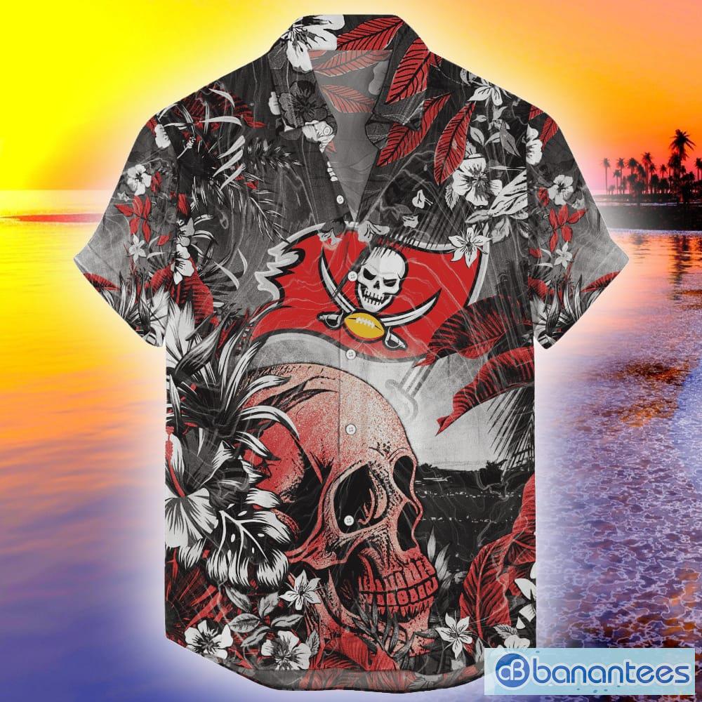 Tampa Bay Buccaneers Tropical Skull NFL Design 2 Beach Hawaiian